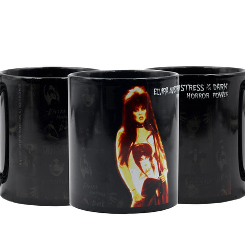 Elvira Horror Power Black Mug