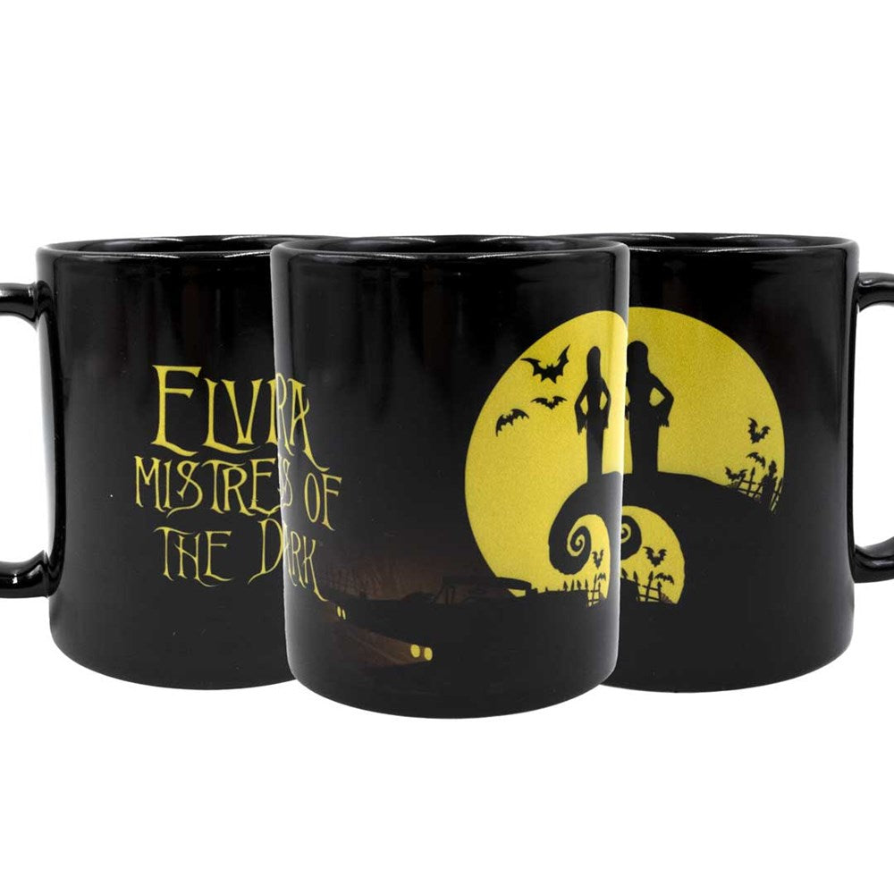 Elvira Spiral Hill Black 11oz Mug