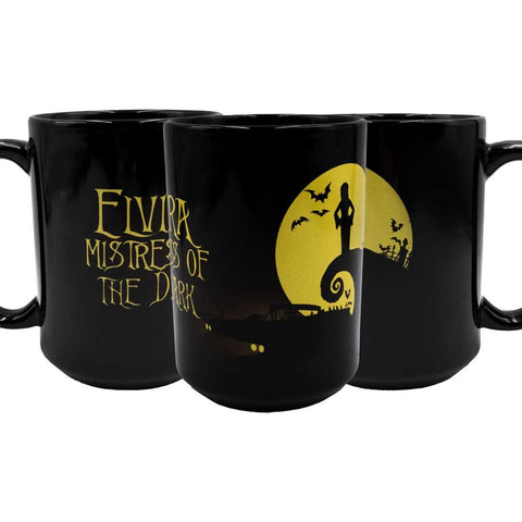 Elvira Spiral Hill Black 15oz Mug