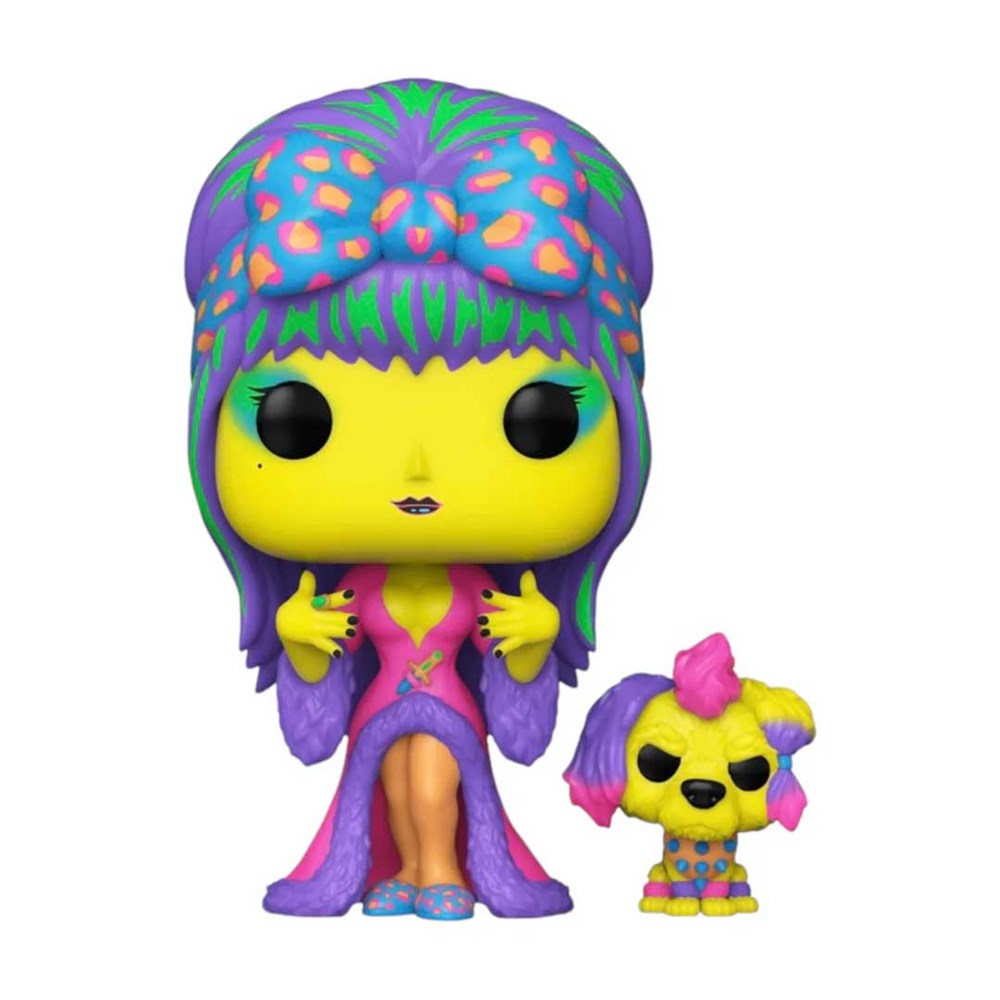 Elvira & Gonk  Blacklight Hollywood Exclusive Funko Pop #1649