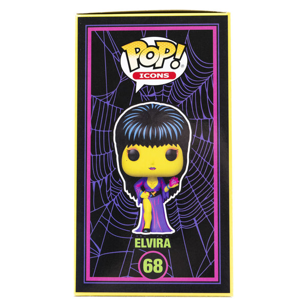 Elvira Signed Blacklight Exclusive Funko Pop #68