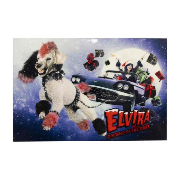 Elvira Gonk Sleigh Magnet