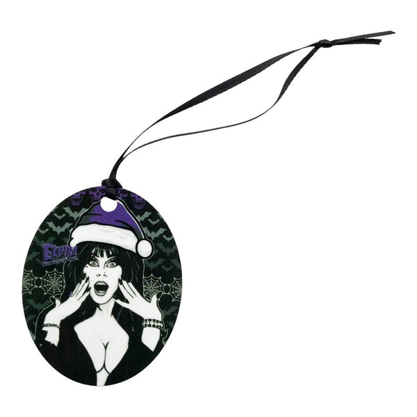 Elvira Merry Gothmas Oval Ornament
