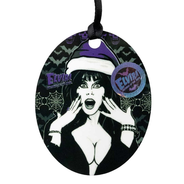 Elvira Merry Gothmas Oval Ornament
