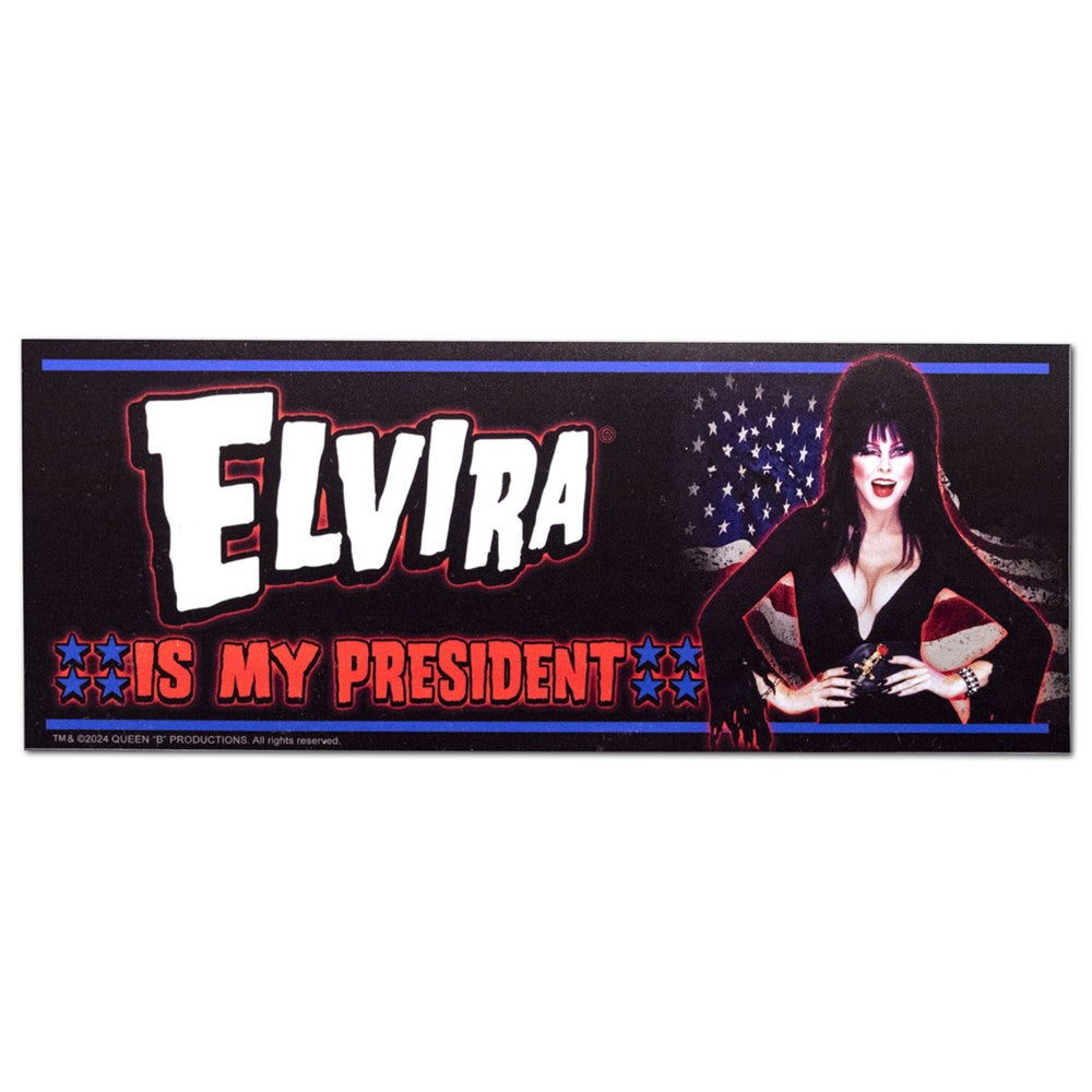 Elvira Is My President Bumper Sticker