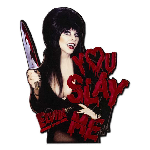 Elvira Slay Me Sticker