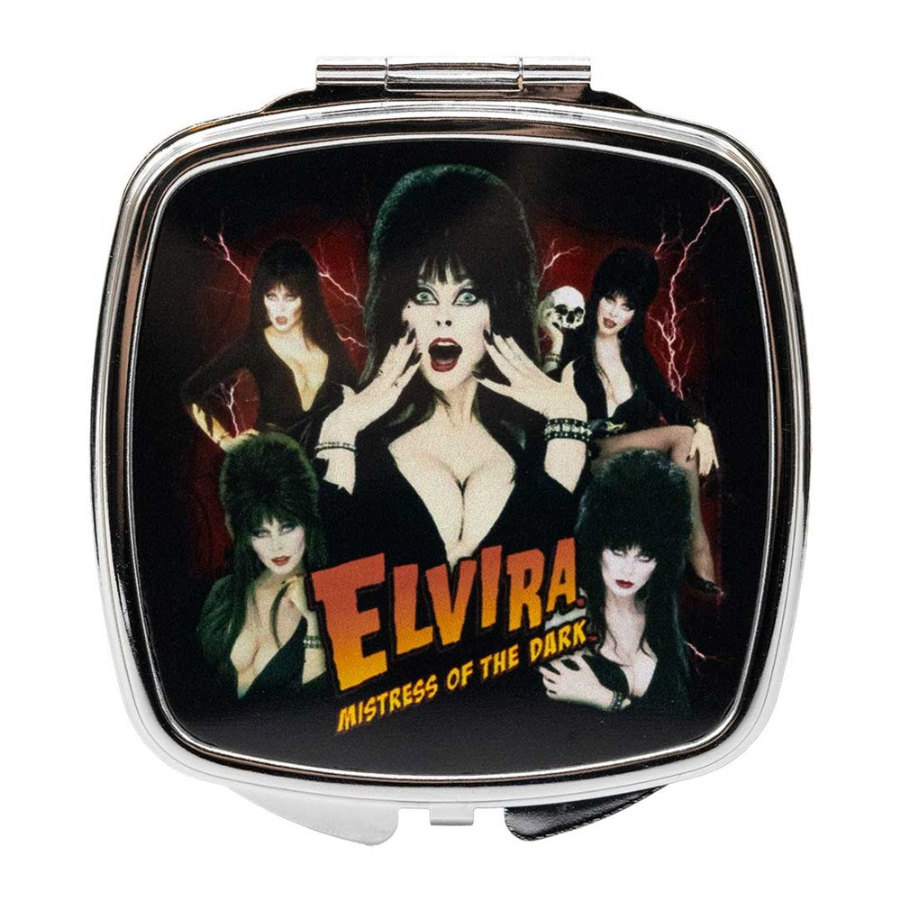 Elvira Collage Red Square Compact