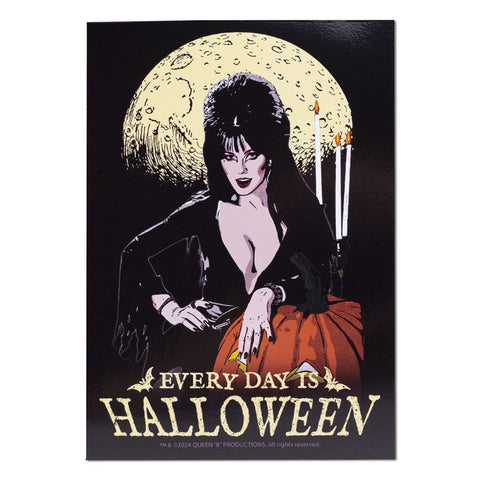 Elvira Everyday Is Halloween Sticker