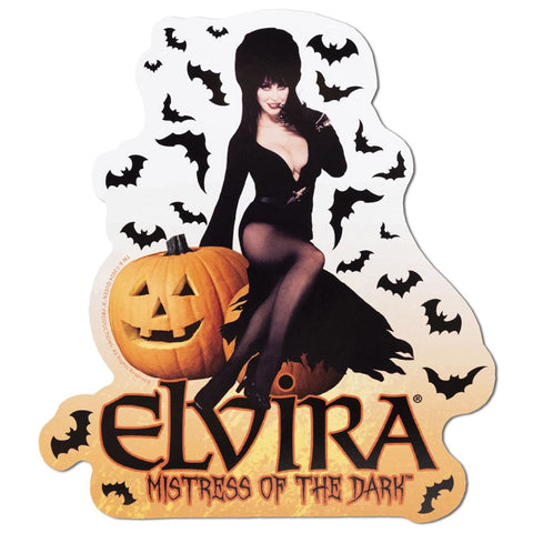 Elvira Harvest Bats Sticker