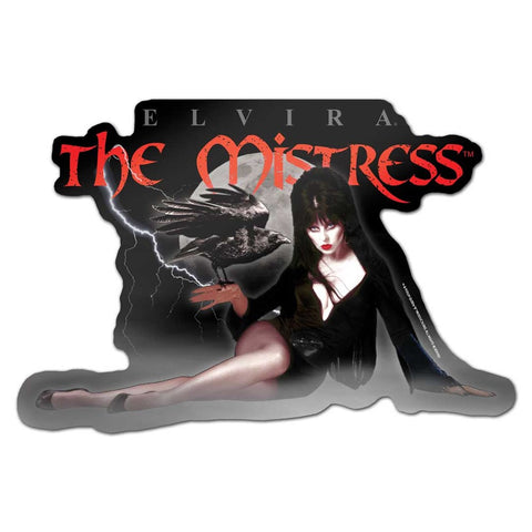 Elvira Mistress Crow Moon Sticker