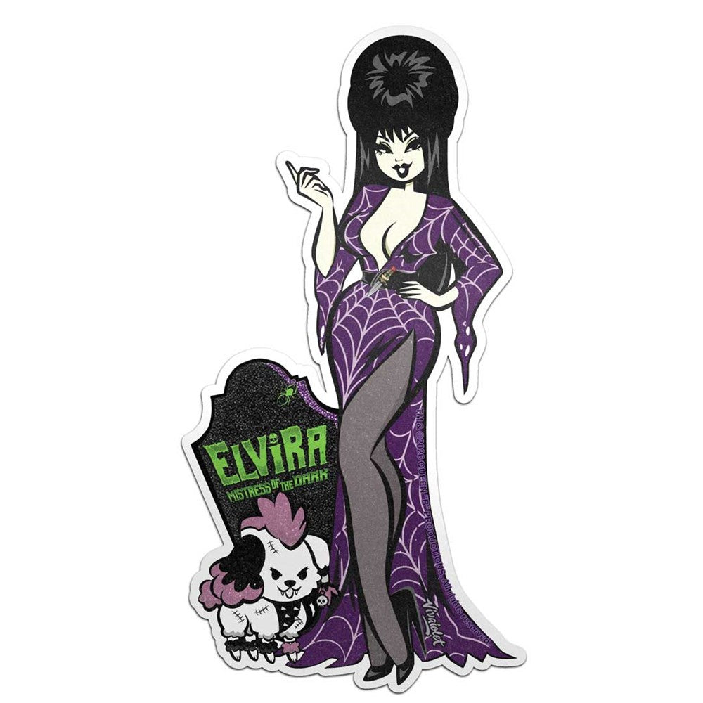 Elvira Viva Cemetery Sticker