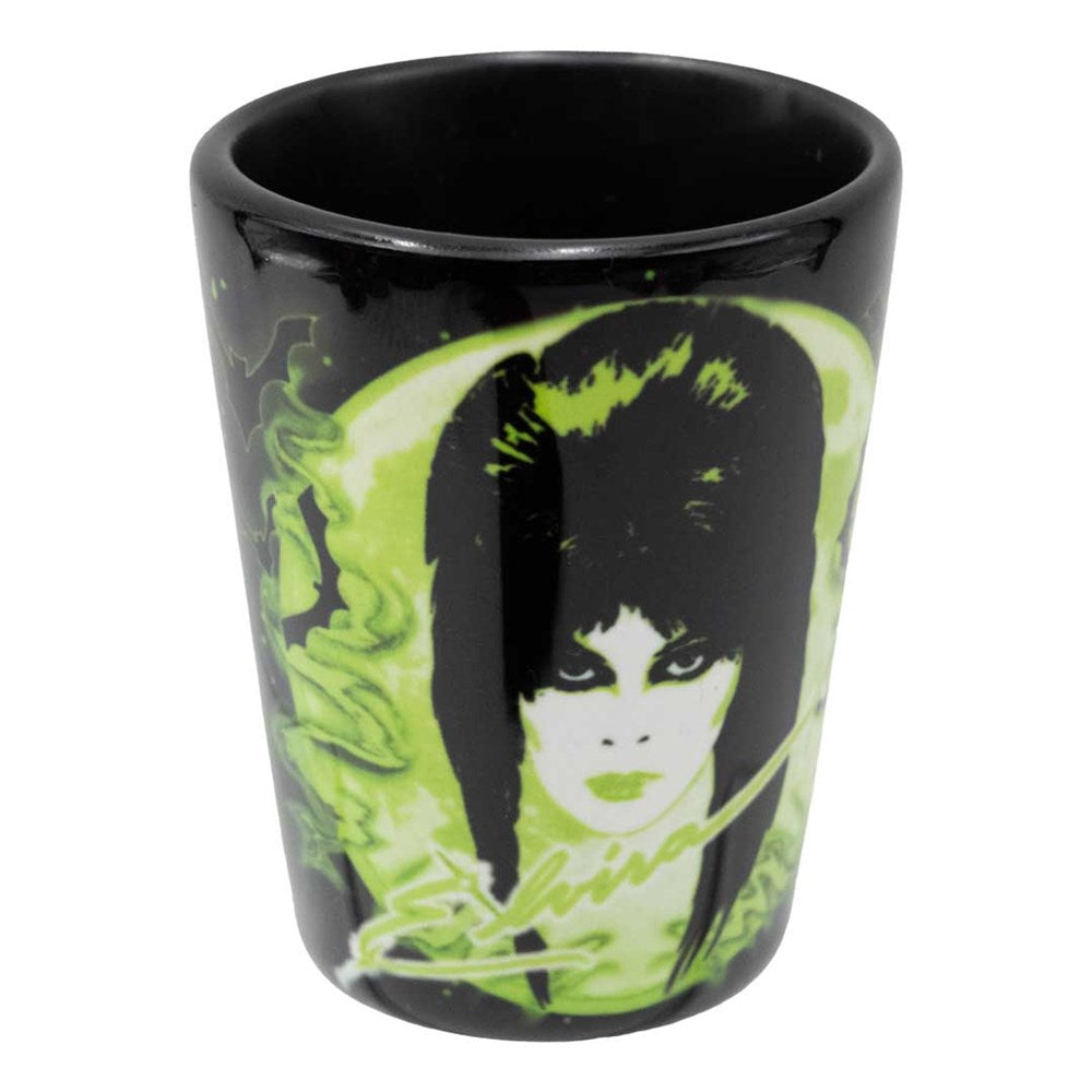 Elvira 80s Moon Green Shot Glass