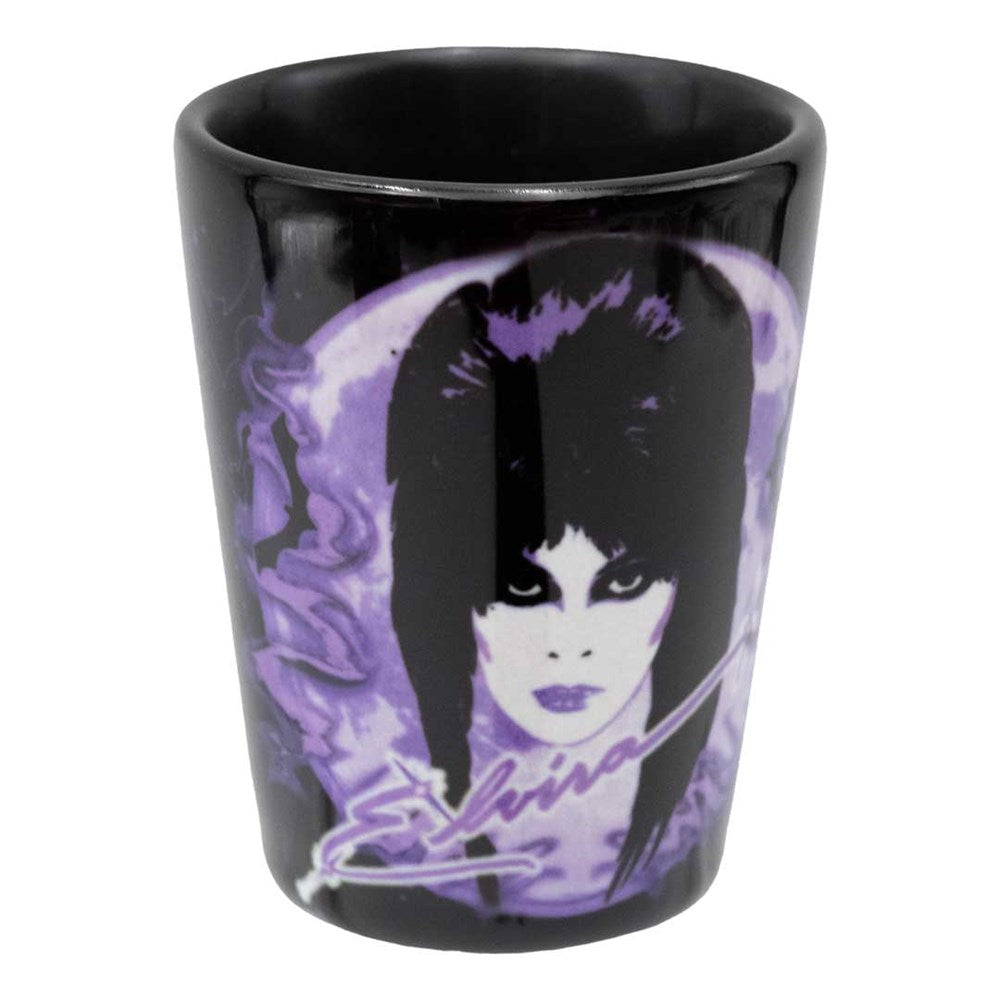 Elvira 80s Moon Purple Shot Glass