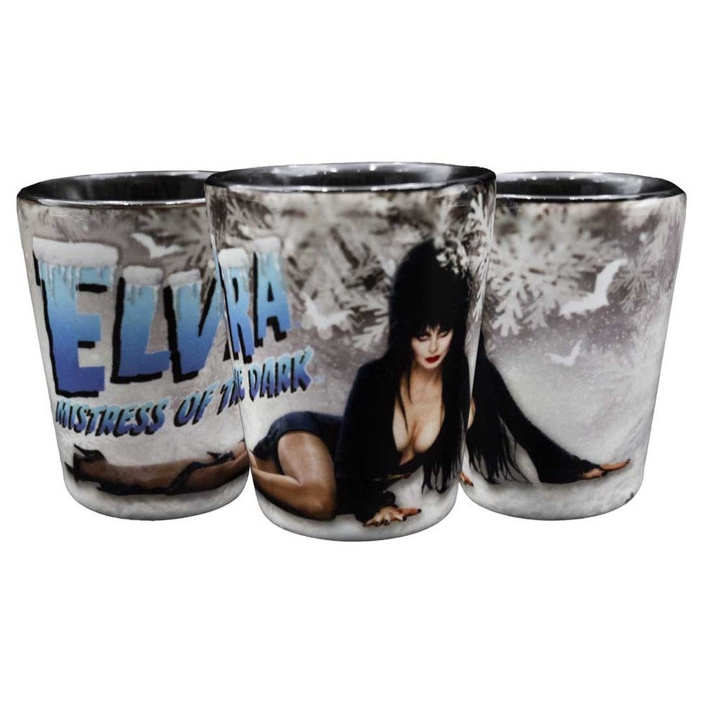 Elvira In Snow Shot Glass