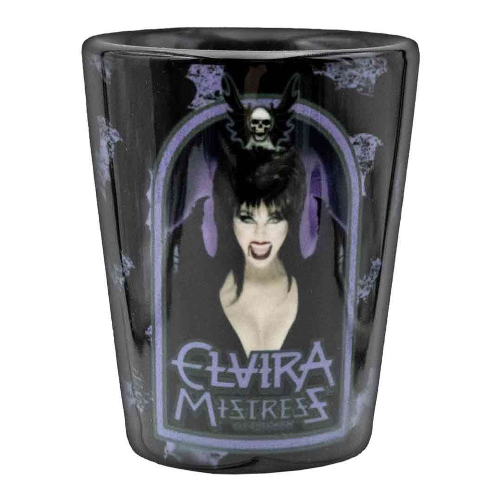 Elvira Princess Of Darkness Shot Glass