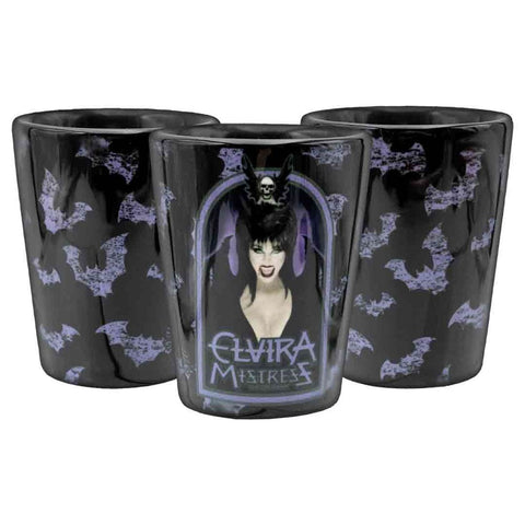 Elvira Princess Of Darkness Shot Glass
