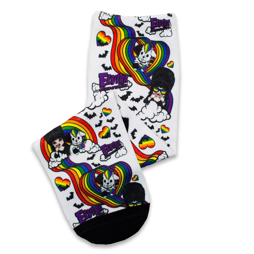 Elvira And Friends Cutie Rainbow Repeat Socks