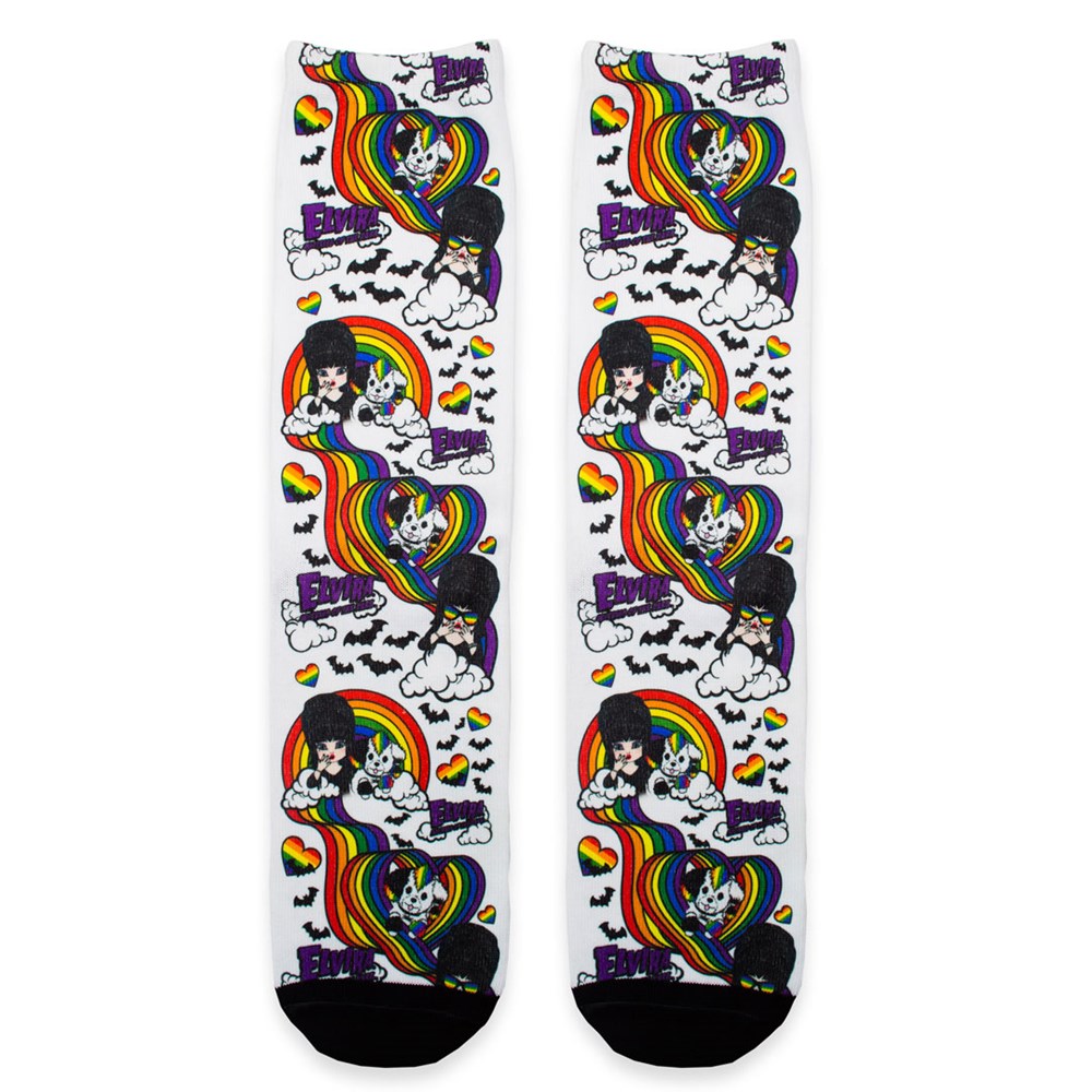 Elvira And Friends Cutie Rainbow Repeat Socks