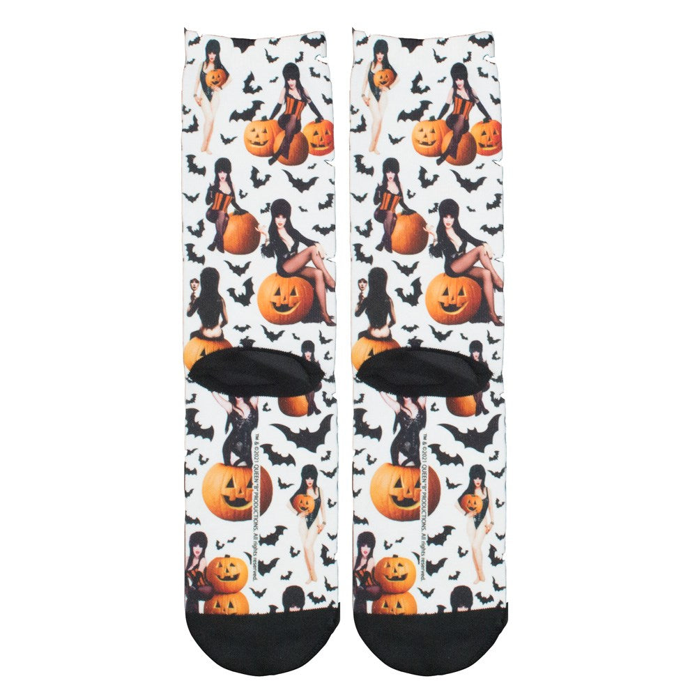 Elvira Harvest Bats Repeat Socks
