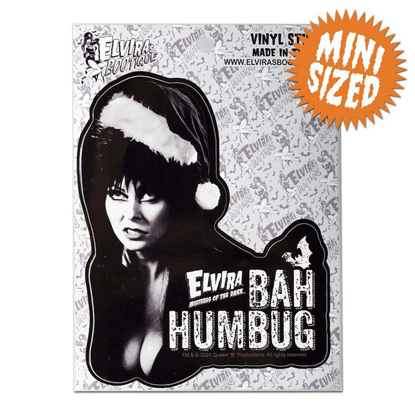 Elvira Bah Humbug Mini Sticker