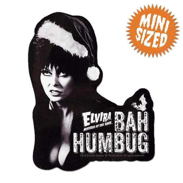 Elvira Bah Humbug Mini Sticker