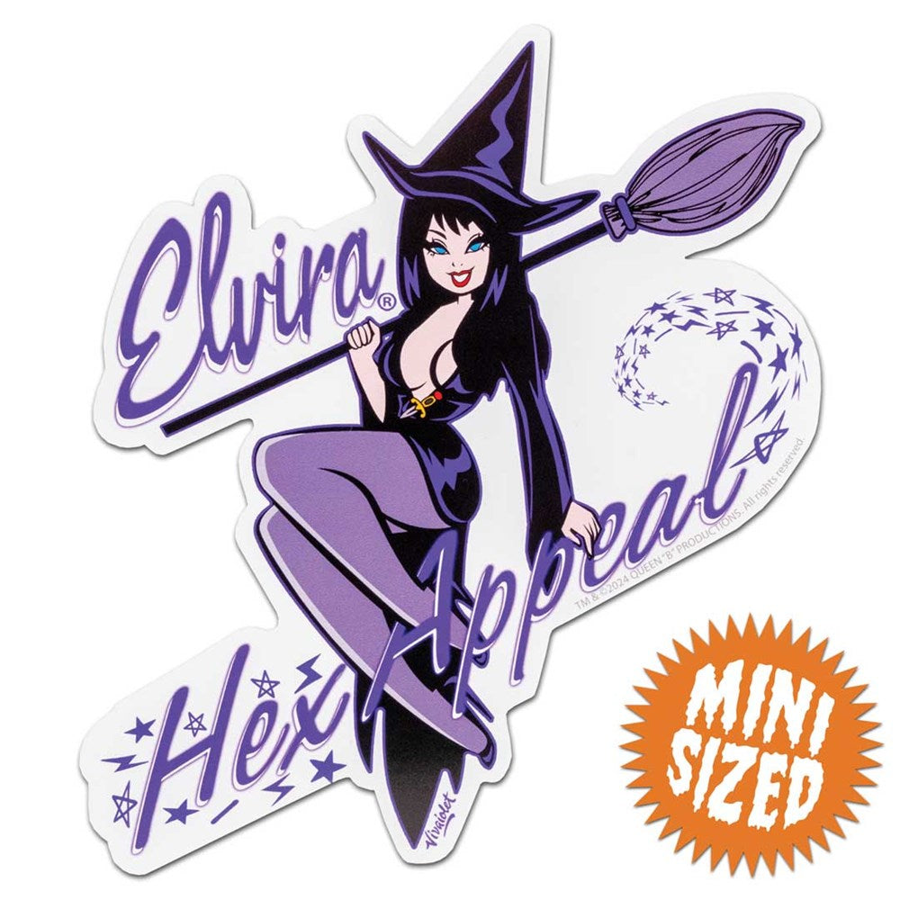 Elvira Hex Appeal Mini Sticker