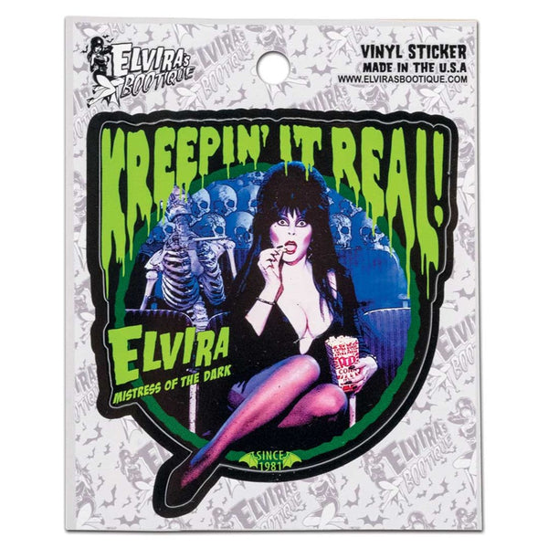 Elvira Kreepin It Real Mini Sticker