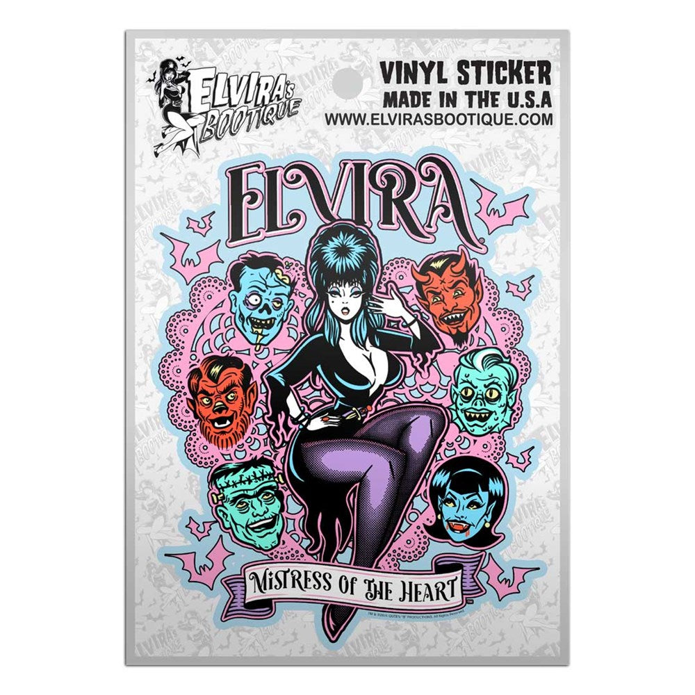 Elvira Mistress Of The Heart Sticker