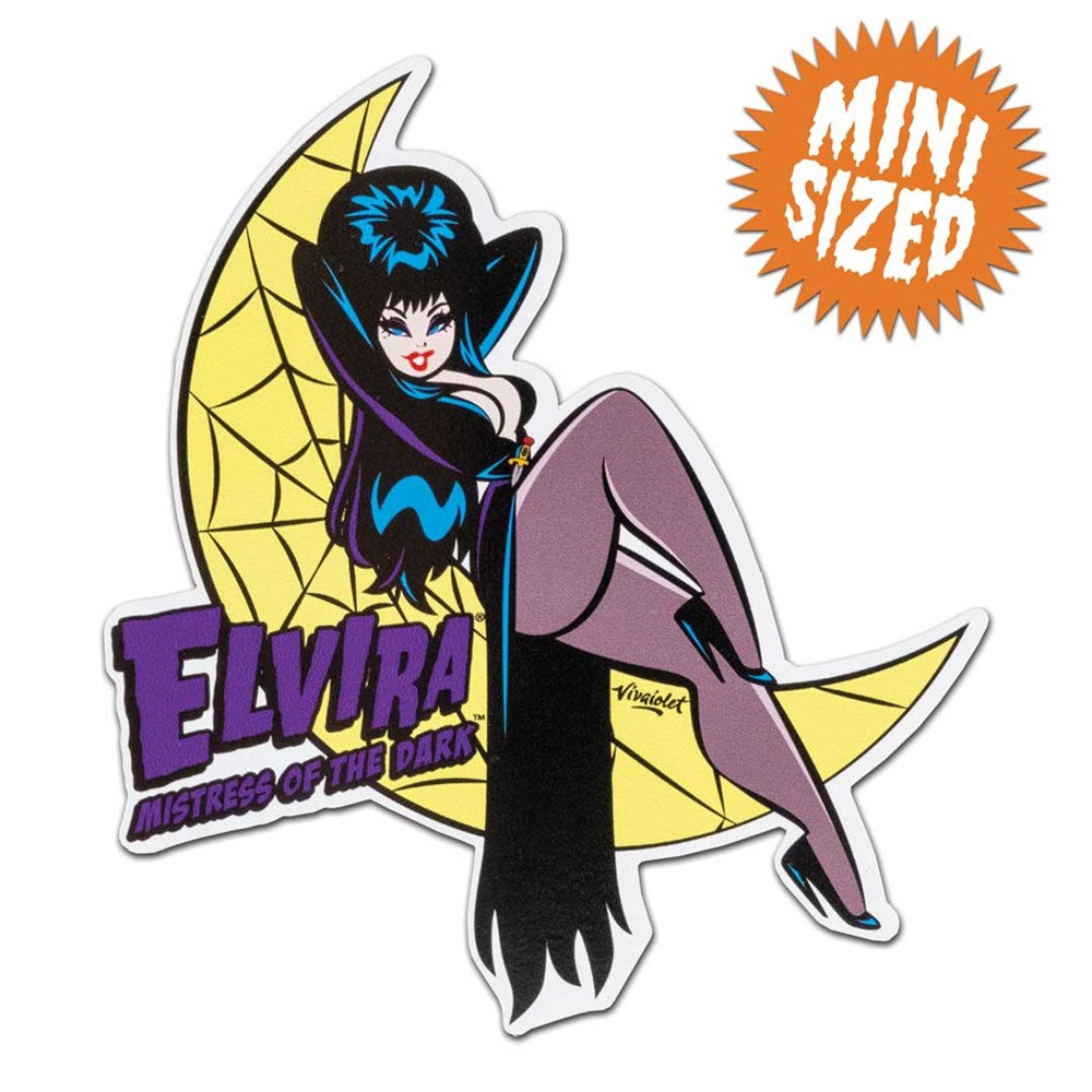 Elvira Viva Crescent Moon Mini Sticker