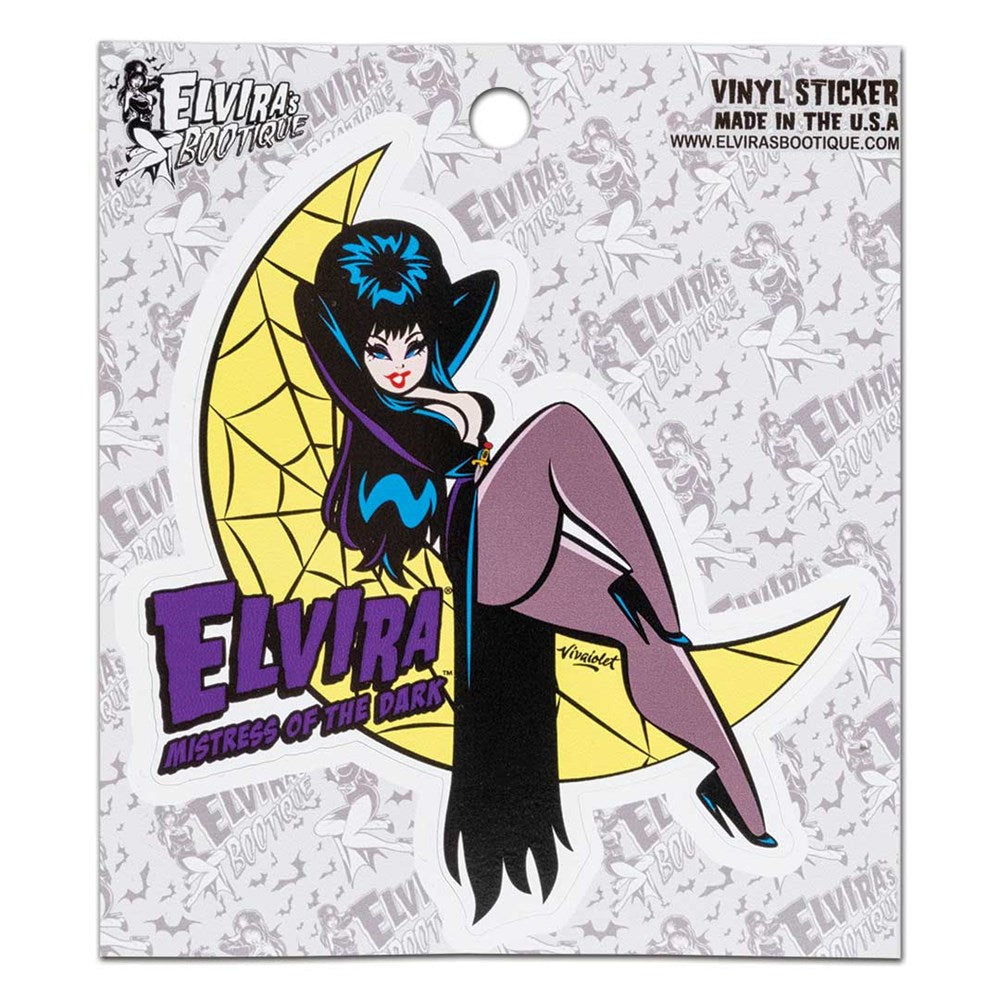 Elvira Viva Crescent Moon Mini Sticker