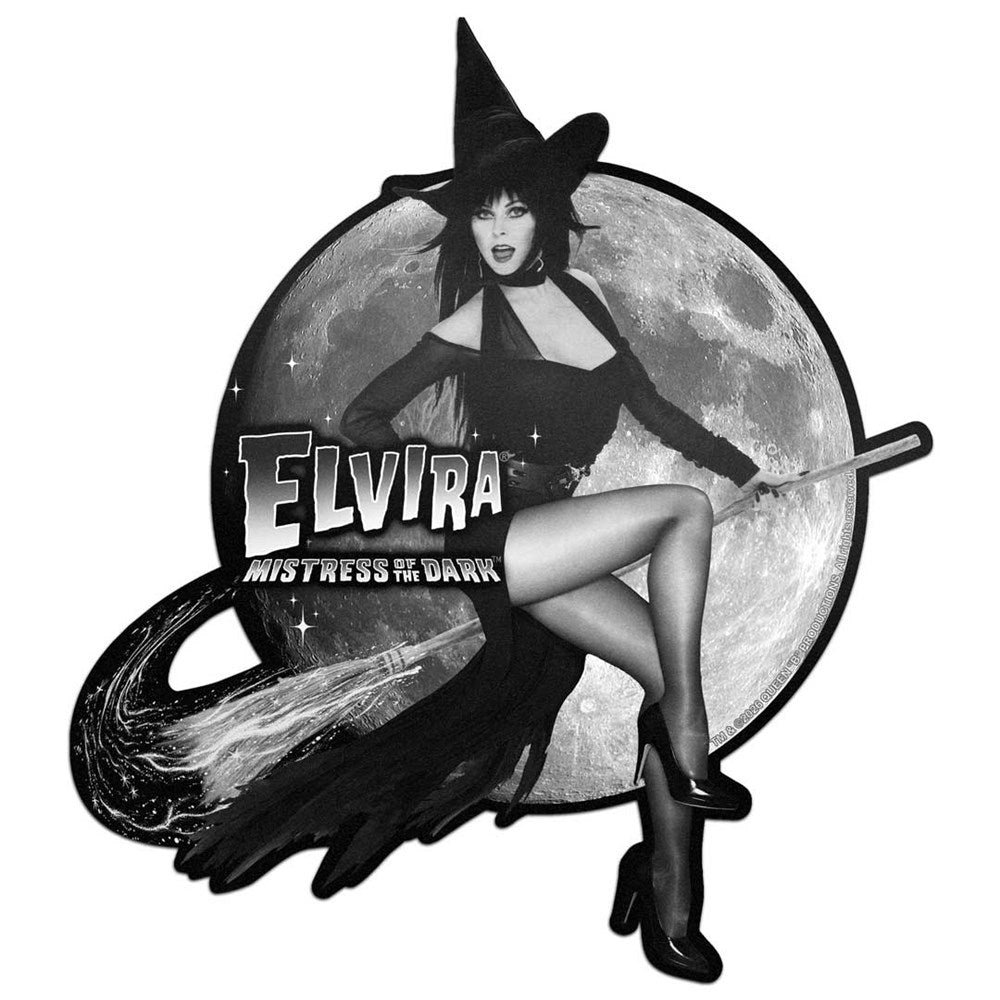Elvira Moon Witch Photo Sticker