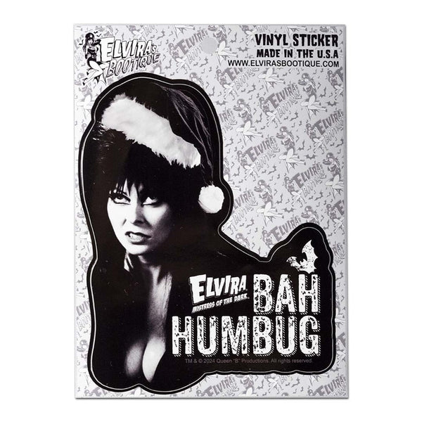 Elvira Bah Humbug Sticker