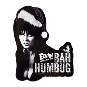 Elvira Bah Humbug Sticker