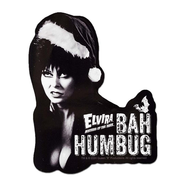 Elvira Bah Humbug Sticker