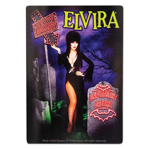 Elvira Beetle Sign Sticker