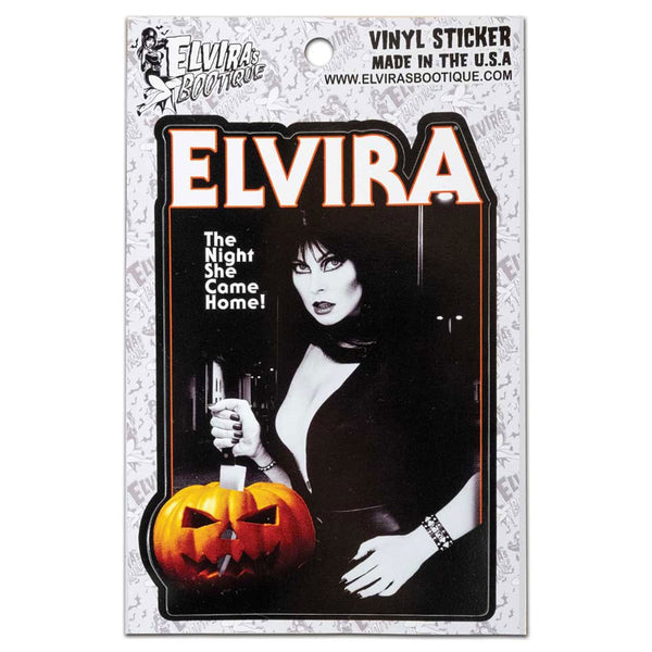 Elvira Haddonfield Halloween Sticker