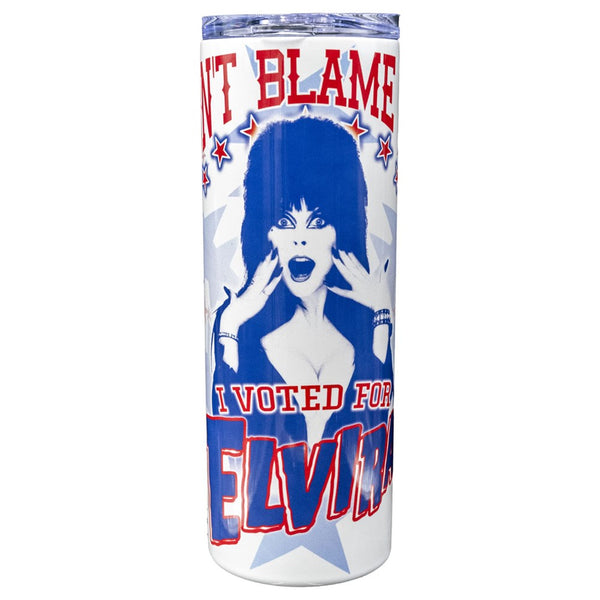 Elvira Dont Blame Me Skinny Tumbler