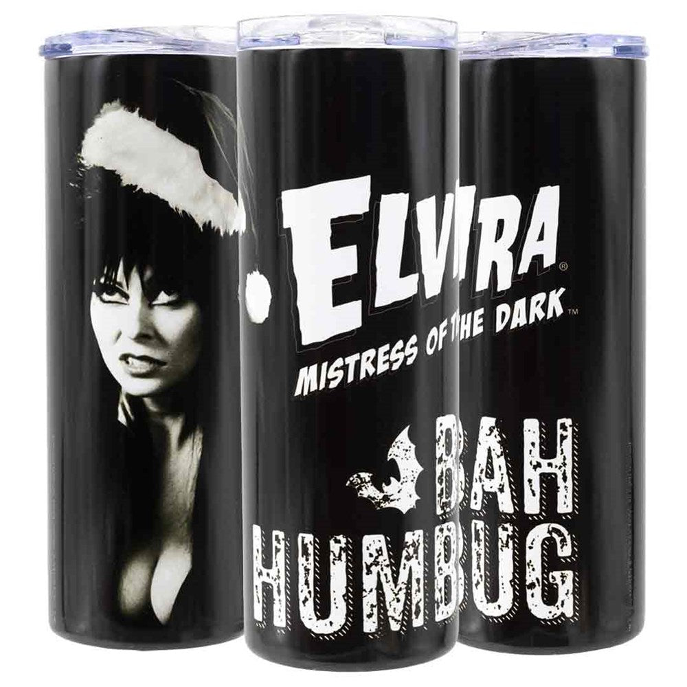 Elvira Bah Humbug Skinny Tumbler