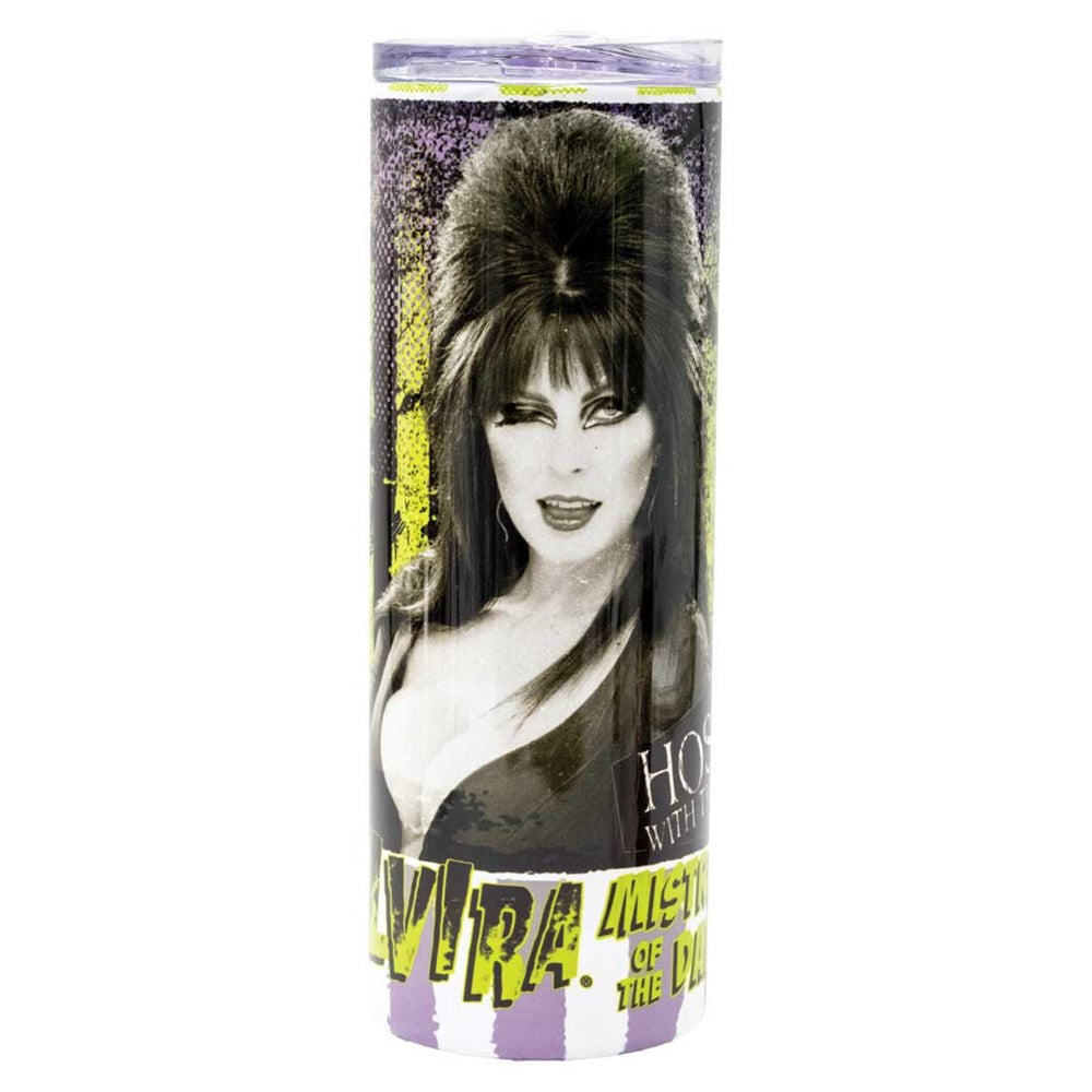 Elvira Beetle Portrait Skinny Tumbler