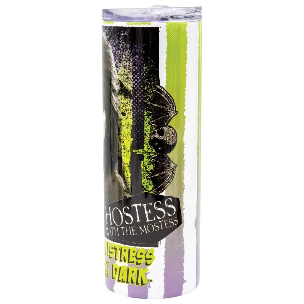 Elvira Beetle Portrait Skinny Tumbler