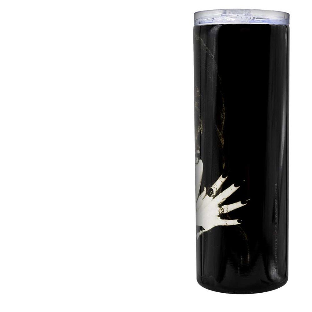 Elvira Mistress Fiend Skinny Tumbler