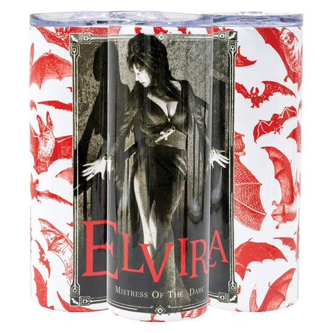 Elvira Nosferatu Skinny Tumbler