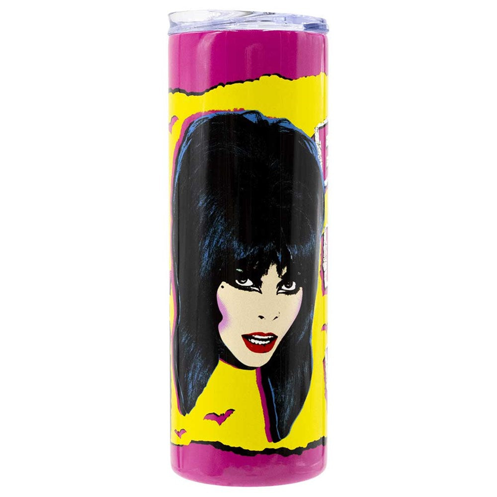 Elvira Punk Pop Art Skinny Tumbler