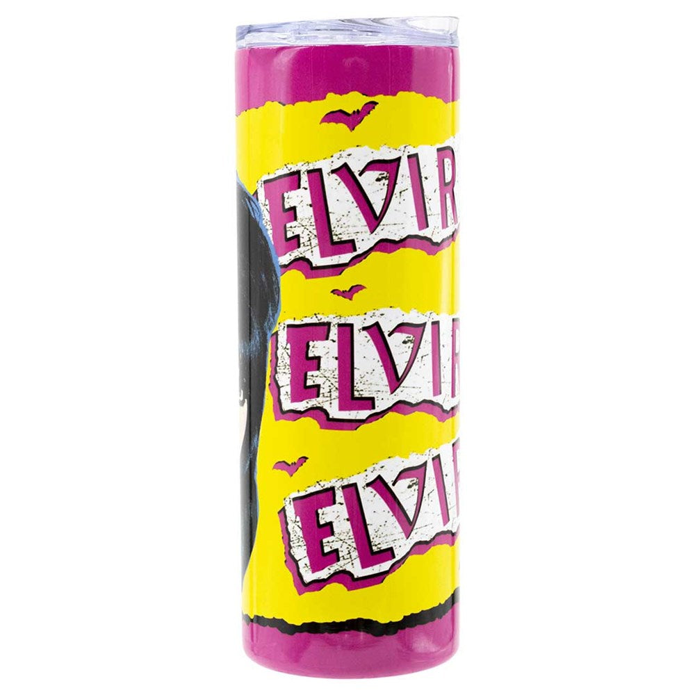 Elvira Punk Pop Art Skinny Tumbler