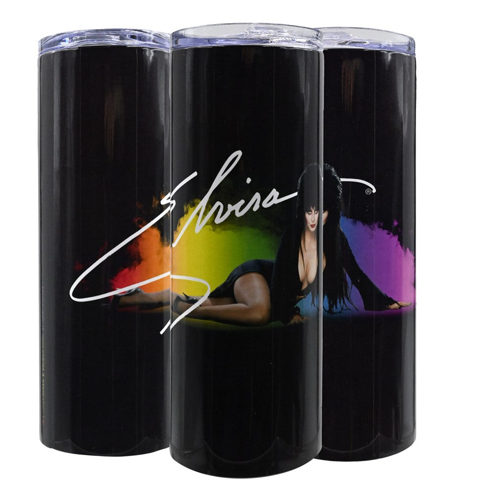 Elvira Rainbow In Mist Skinny Tumbler