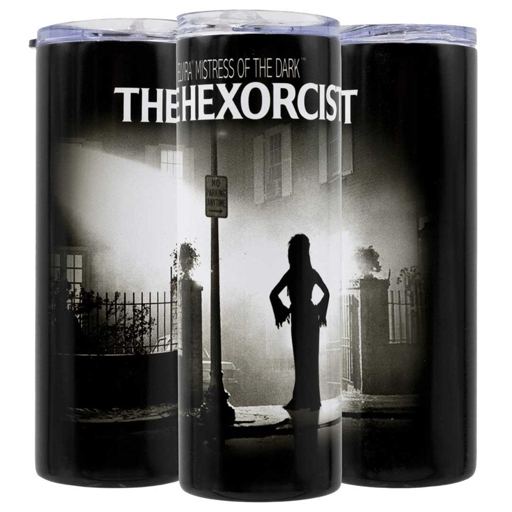 Elvira The Hexorcist GLOW Skinny Tumbler