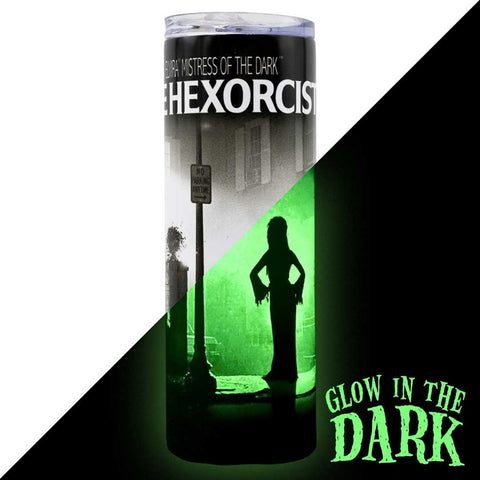 Elvira The Hexorcist GLOW Skinny Tumbler