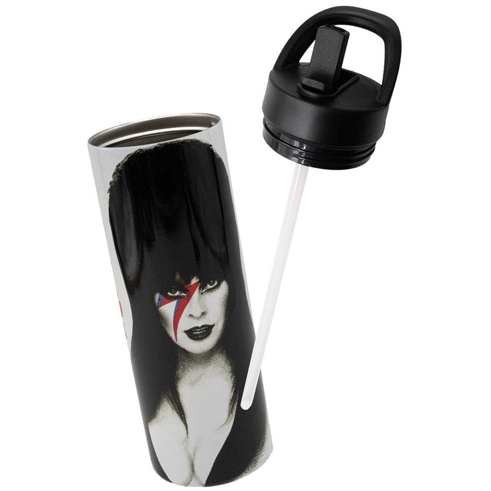 Elvira Bowie Bolt Portable Handle Skinny Tumbler