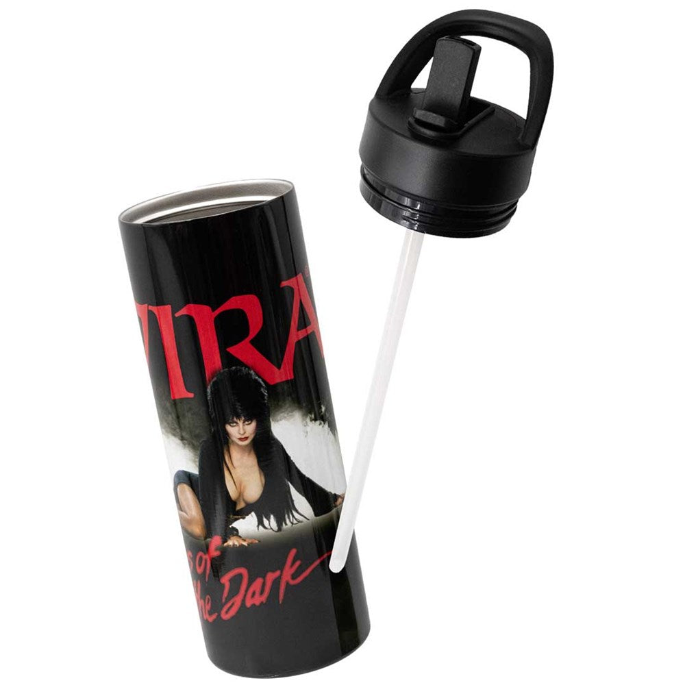 Elvira In Mist Portable Handle Skinny Tumbler