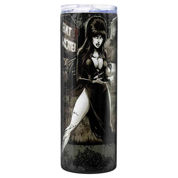Elvira Psycho Comic Skinny Tumbler